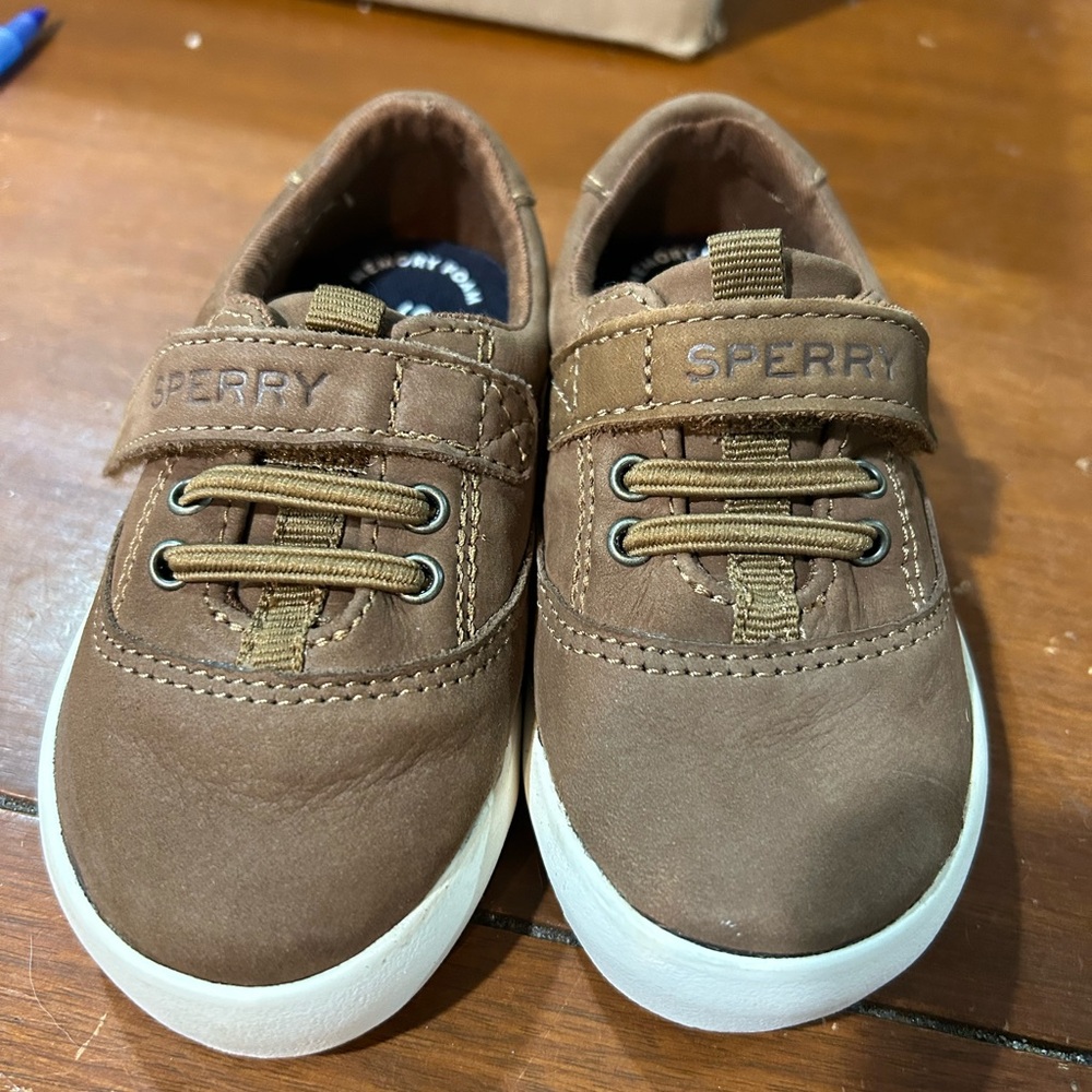 New* Sperry Top-Sider Spinnaker Leather Washable 6 Month Unisex Toddler Shoes